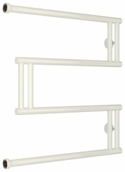 Водяной полотенцесушитель High-Tech+ model "M" 600х600  Сунержа, 12-4050-6060 цвет:  белый