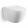 Подвесной унитаз (520x360x310), W-701 Rimless, UF seat cover, Fixing screw, Black&White арт. 701W00
