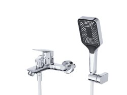 BelBagno Смеситель для ванны и душа глянцевый хром, однорычажный, Due, арт. DUE-VASM-CRM BelBagno Смеситель для ванны и душа глянцевый хром, однорычажный, Due, арт. DUE-VASM-CRM