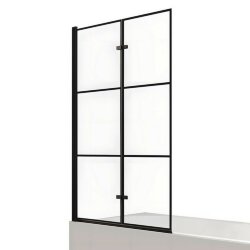 Шторка для ванны 100 см L Superia black New Trendy черный арт. P-0054 Шторка для ванны 100 см L Superia black New Trendy черный арт. P-0054