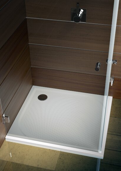 Душевой поддон из литьевого мрамора Riho Kolping DB21 90x90 белый + сифон DB2100500000000