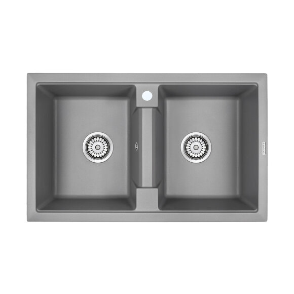 Кухонная мойка из кварца Zwilling Paulmark 810х500 PM238150-GRM цвет: Серый