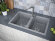 Кухонная мойка из кварца Zwilling Paulmark 810х500 PM238150-GRM цвет: Серый