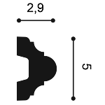 Молдинг из дюрополимера PX103 Orac Axxent Бельгия