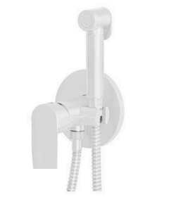 Гигиенический душ со смесителем Remer Infinity I65WBO, цвет: белый