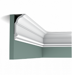 Карниз гибкий из полиуретана C339F Orac Luxxus Бельгия цвет: Белый