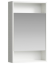AQWELLA City Универсальный левый/правый зеркальный шкаф с одной дверью и двумя открытыми полками, цвет дуб канадский - SIT0405DK