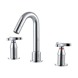 Смеситель для раковины, DA1384141  - Hessen D&K цвет: хром