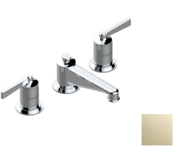 Смеситель для раковины на три отверстия устанавливаемый на борту с донным клапаном, THG Faubourg metal с рукоятками, pvd латунь (H49) - G2U-151 Смеситель для раковины на три отверстия устанавливаемый на борту с донным клапаном, THG Faubourg metal с рукоятками, pvd латунь (H49) - G2U-151