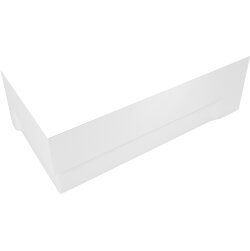 Панель декоративная 180x80 R (Г-образ)(h 56) белая, Boomeran Vayer арт. Гл000010865