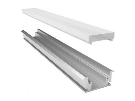 Профиль Pro-Light Aluminio Anodizado Plata 2,7x1,1x250 (без лед ленты) Butech арт. B72141363