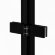 Шторка для ванны 100 см R Superia black New Trendy черный арт. P-0055