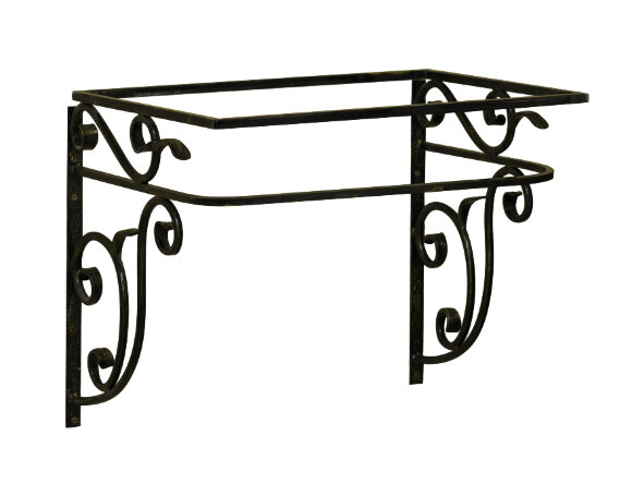 Кованый кронштейн для раковины "Оливия 60" (патина) Эстет ФР-00001705 цвет: Белый