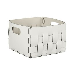 Корзинка Bottega ADJ Италия, 25x25xH20 цвет: белый (панна котта) арт. 1044.10/16 Корзинка Bottega ADJ Италия, 25x25xH20 цвет: белый (панна котта) арт. 1044.10/16