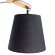 Настольная лампа, вид ретро Pinoccio Black Arte Lamp цвет:  коричневый - A5700LT-1BK