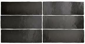 Керамическая плитка для стен EQUIPE MAGMA 24962 Black Coal 6,5x20 см