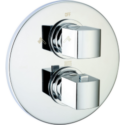 Встраиваемый термостатический смеситель с переключателем на 3 положения CISAL Roadster цвет хром арт. RR01820021 Встраиваемый термостатический смеситель с переключателем на 3 положения CISAL Roadster цвет хром арт. RR01820021