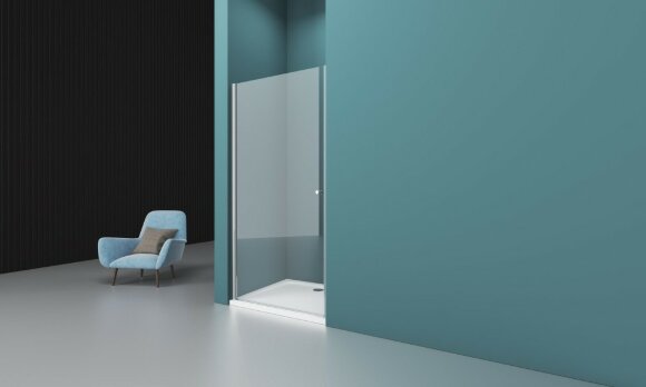 BelBagno Душевая дверь в нишу 80x195 глянцевый хром, ETNA, арт. ETNA-B-1-80-C-Cr