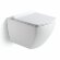 Подвесной унитаз (515x360x345), W-726 Rimless, UF seat cover, Fixing screw, Black&White арт. 726W00