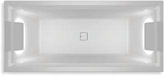 Акриловая ванна STILL SQUARE LED 180x80 R RIHO FALL RIHO арт. BR01 (BR01C0500K00130)