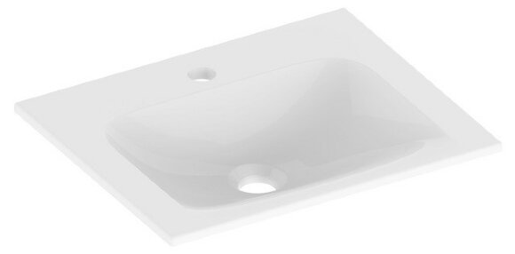 Keuco Раковина встраиваемая с отверстием под смеситель, без перелива, c Clean Plus, Plan, 32930 314601 цвет: белый