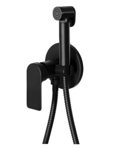 Гигиенический душ со смесителем Remer Infinity I65WNO, цвет: черный