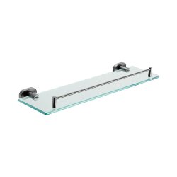 Полка стеклянная BELZ , B90507 цвет: вороненая сталь