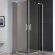 Душевой уголок SLIDER Хром Cezares - SLIDER-AH-2-90/100-100/110-BR-Cr
