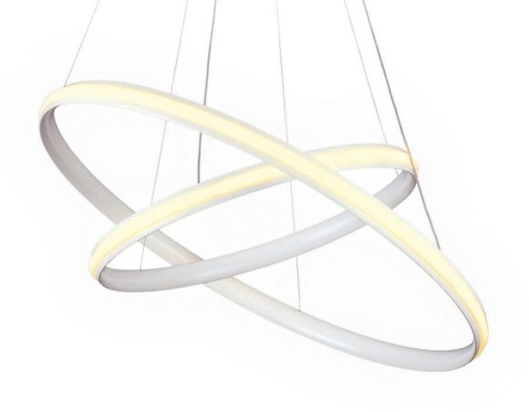 Подвесной светодиодный светильник Metallic современный FL407, Ambrella light цвет: белый