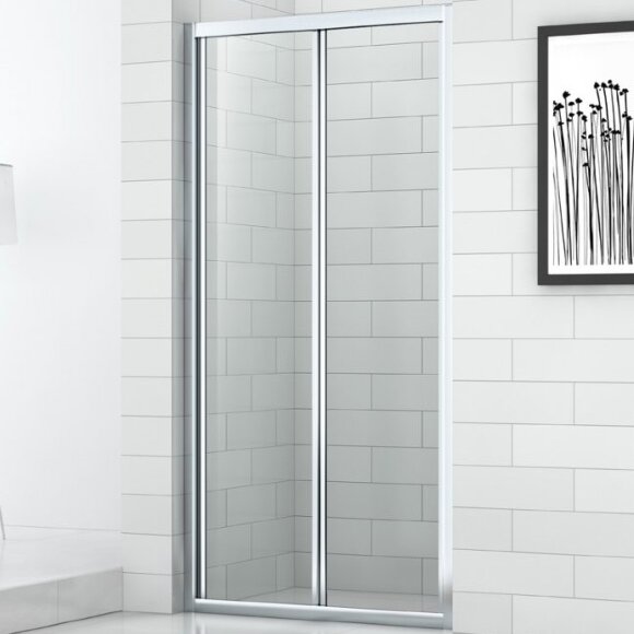 Душевая дверь в нишу ECO Хром Cezares - ECO-O-BS-80-C-Cr
