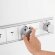 Смеситель для душа, 15357400 RainSelect Hansgrohe, цвет: rain с термостатом белый хром