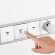 Смеситель для душа, 15357400 RainSelect Hansgrohe, цвет: rain с термостатом белый хром