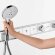Смеситель для душа, 15357400 RainSelect Hansgrohe, цвет: rain с термостатом белый хром