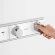Смеситель для душа, 15357400 RainSelect Hansgrohe, цвет: rain с термостатом белый хром