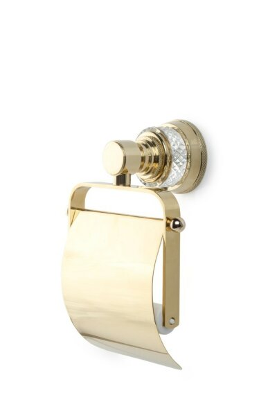 Держатель для туалетной бумаги с крышкой gold, Aura Boheme, (италия) арт. 10241-G