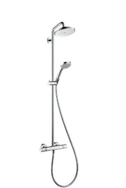 Hansgrohe душевая система с термостатом, Croma, глянцевый хром арт. 27188000 Hansgrohe душевая система с термостатом, Croma, глянцевый хром арт. 27188000