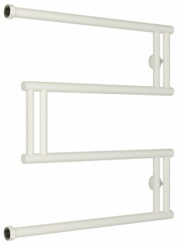 Водяной полотенцесушитель High-Tech+ model "M" 600х600  Сунержа, 30-4050-6060 цвет:  матовый белый