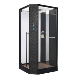 Душевая кабина (1000x1000x2200), Orans SR-89101LS Black, Orans арт. 89101LBLH Душевая кабина (1000x1000x2200), Orans SR-89101LS Black, Orans арт. 89101LBLH