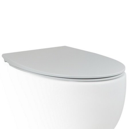 Крышка-сиденье для унитаза c микролифтом SoftClose белый Dot 2.0 AeT, арт. C555R101