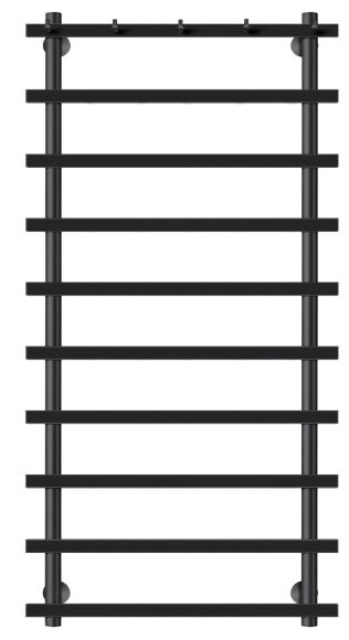 Полотенцесушитель водяной, черный, Secado 120x60, Понтида 1 К - 4673739227282 Полотенцесушитель водяной, черный, Secado 120x60, Понтида 1 К - 4673739227282