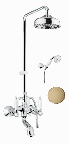 Душевая система бронза Coloniale Fiore, 02ZZ0615