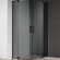 Душевой уголок SLIDER Черный матовый Cezares - SLIDER-R-2-90/100-GRIGIO-NERO