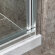 Душевой уголок Vincea (Италия), 120x90 профиль Черный матовый стекло прозрачное Slim-U - VSR-2SU9012CLB