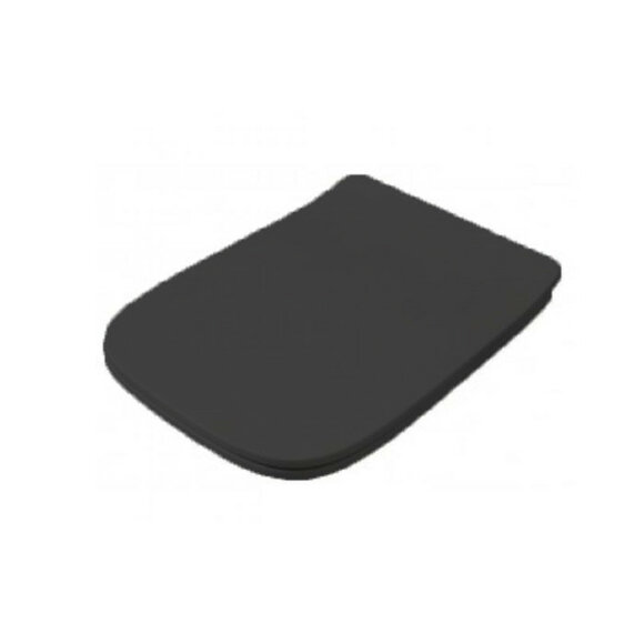 Сиденье для унитаза MINI с микролифтом, ARTCERAM A16 - ASA002 17 71, цвет: Черный