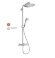 Hansgrohe душевая система с термостатом, Croma Select S, глянцевый хром арт. 26794000
