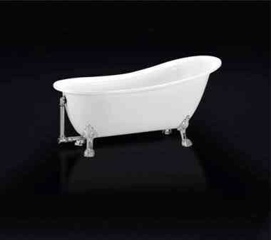 BelBagno Акриловая ванна 155x76, отдельностоящая, прямоугольная, белая, арт. BB06-1550