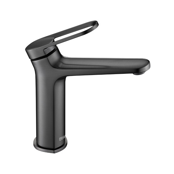 Смеситель для раковины, GF-7109-GM, Gunmetal, Black&White арт. 7109GM