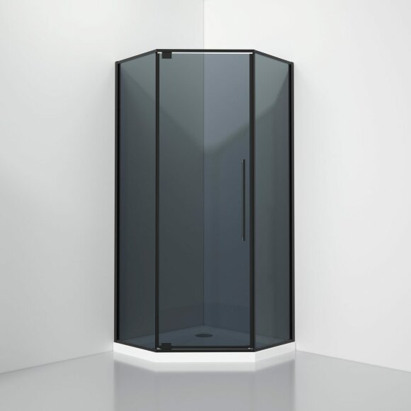 Душевое ограждение (900х900х1950), S815 BG, Black&White арт. 815900G