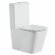 Унитаз компакт (640x360x840), W-7703 P-trap, Geberit, Rimless, anti-dirt, Black&White арт. 7703W