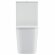 Унитаз компакт (640x360x840), W-7703 P-trap, Geberit, Rimless, anti-dirt, Black&White арт. 7703W